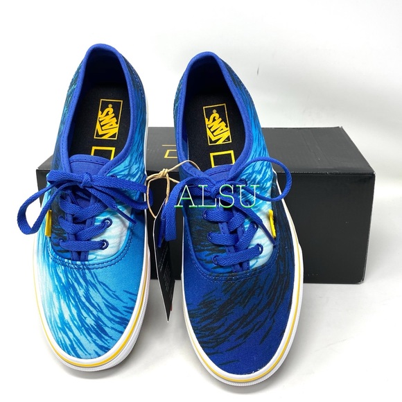 💖MEGA SALE💖VANS National Geographic Shoes Era Blue Women's 5.5 | 6 VN0A2Z5I002 - Picture 4 of 12